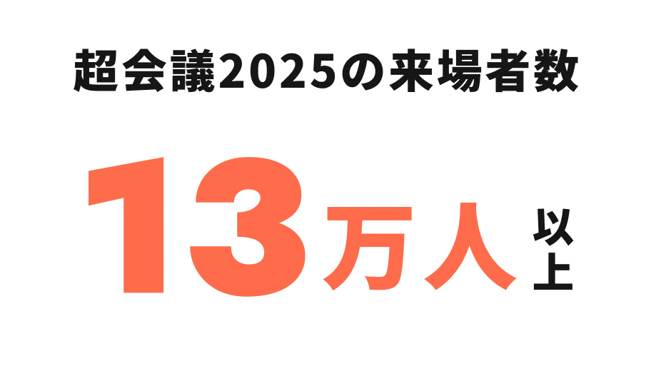 超会議2025の来場者数 13万人以上