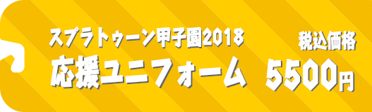 スプラトゥーン甲子園2018 応援ユニフォーム 税込価格5500円